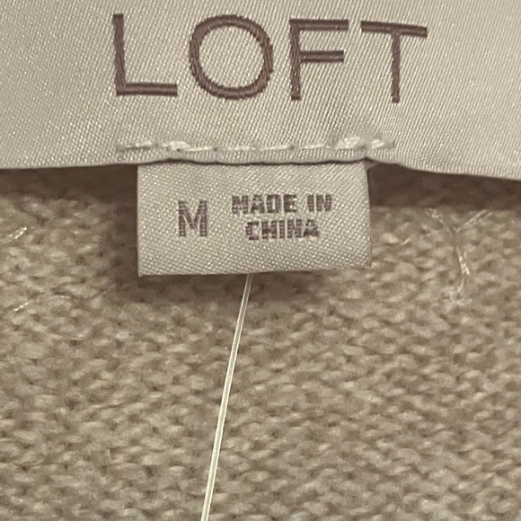 Loft size medium beige Embellished with gold stars Cardigan - Picture 4 of 4